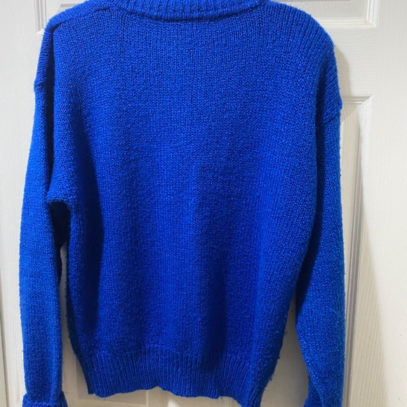 Vintage FE Design Size XL Women’s Blue Cardigan - Picture 2 of 7